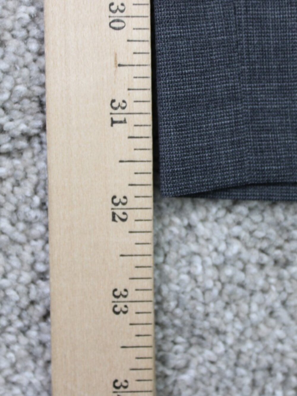 Banana Republic Pants Men 32x32 Charcoal Gray Marzotto Wool Slim Fit Performance - Picture 3 of 13